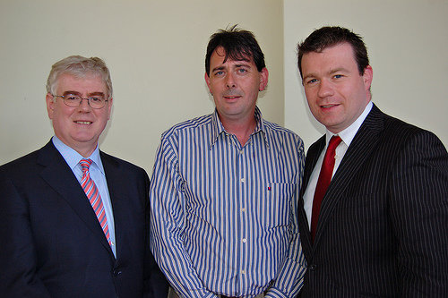 With Eamon Gilmore and Nenagh Candidate Lalor McGee