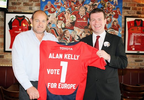 Alan Kelly with Peter Clohessy