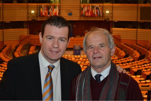 Alan and Seamus Dooley in EU Parliament