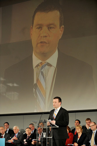 Speaking at Delegate Conference