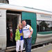 With Cllr Virginia O'Dowd at the All-Ireland Special Train