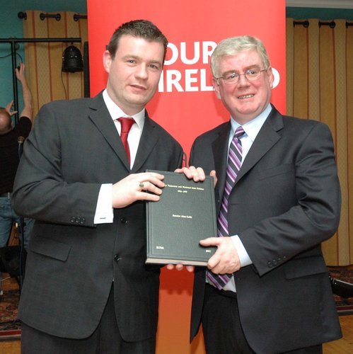 With Party Leader Eamon Gilmore at our 2007 North Tipp Dinner Dance 