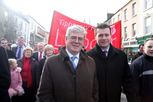 With Eamon at the Nenagh Hospital March