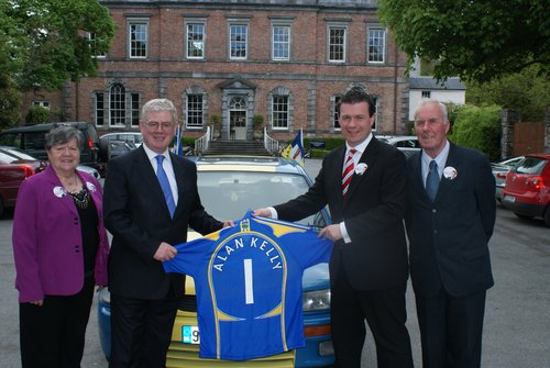 Alan, his Parents with Eamon