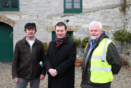 Alan Kelly visits Cloughjordan Eco Village