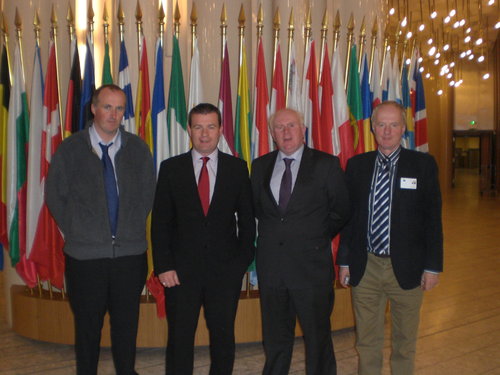 Alan Kelly MEP with ICMSA in Strasbourg