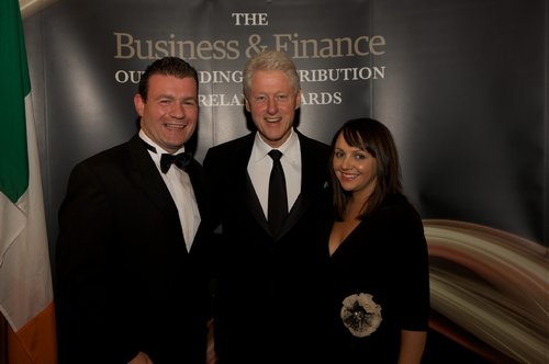 Meeting President Clinton