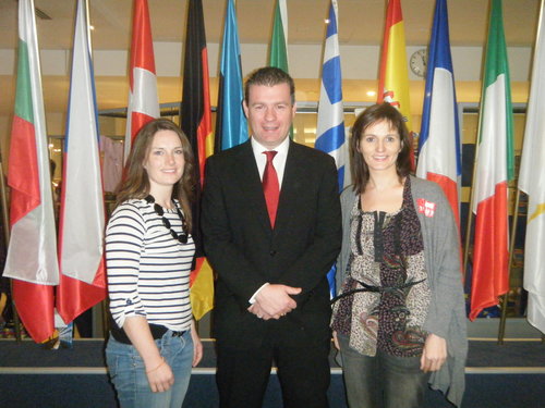 Alan with Gillian and Aoife