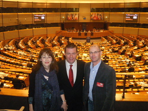 Alan with Margaret and Willie