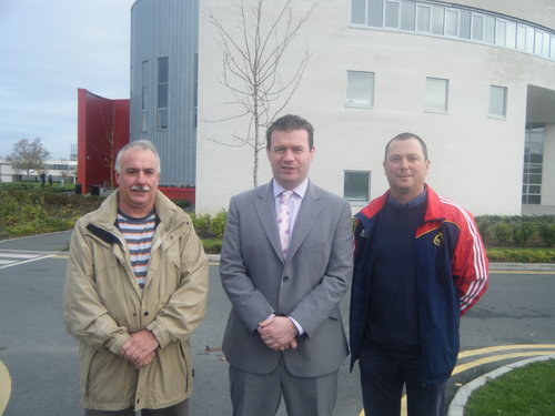 Alan with Waterford Crystal Workers