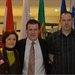 Alan with the Barons From Nenagh in The European Parliament