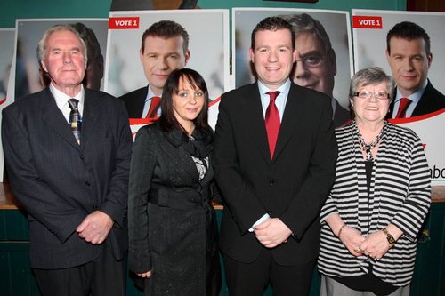 With Reg and My Parents at Selection Convention