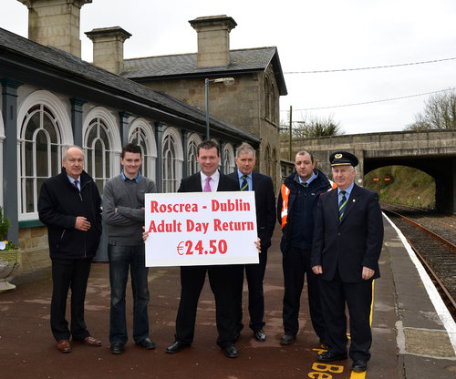 Roscrea-Dublin Train Launch