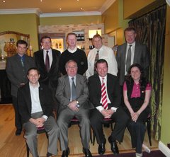 Gas Committee - Nenagh Gas Committee met with Minister for Energy, Communications and Natural Resources in July, back row left to right Donncha Haverty HKPB Scientific, Marcus O'Connor Nenagh Town Manager, John Conroy Proctor & Gamble, Matt Muller Abbey Court Hotel, Conor Ryan Arrabawn Co-op, Front left to right Don O'Brien ABP Ireland, Pat Rabbitte TD Minister for Communications, Energy and Natural Resources, Myself and Clodagh Cavanagh Abbey Machinery